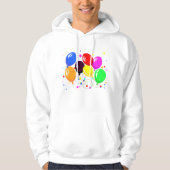 Feestballonnen Mannen Hoodie (Voorkant)