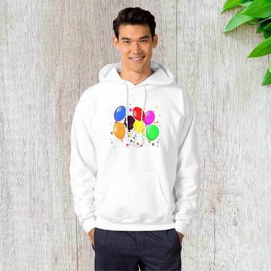 Feestballonnen Mannen Hoodie