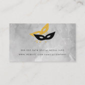 Feestballonnen / maskers visitekaartje (Achterkant)