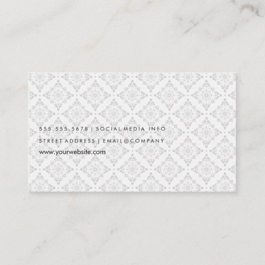 Feestballonnen / Maskers voor een Maskerade / Dama Visitekaartje (Achterkant)