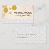 Feestballonnen / Maskers voor een Maskerade / Dama Visitekaartje (Voorkant / Achterkant)