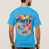 Feestballonnen Party T-shirt (Achterkant)