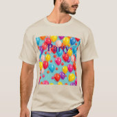 Feestballonnen Sand Party T-shirt (Voorkant)