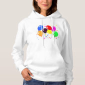 Feestballonnen Vrouwen Hoodie (Voorkant)