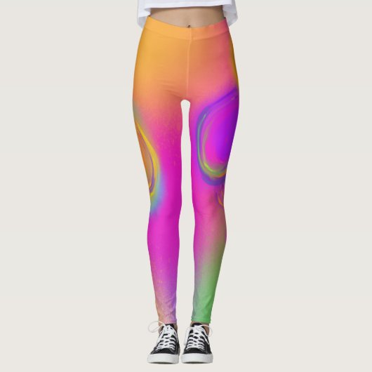 Feestballonontwerp Leggings (Voorkant)