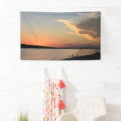 Feestbanner met zonsondergang ontwerp (deel van co spandoek (Insitu)