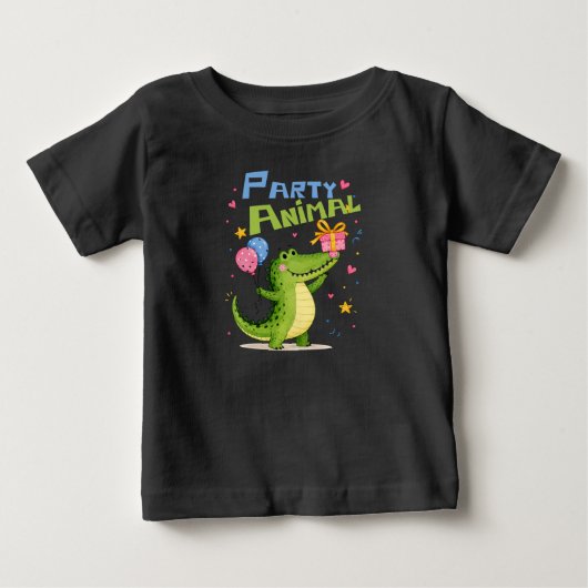 Feestbeest Alligator Verjaardag Kinderen (Voorkant)