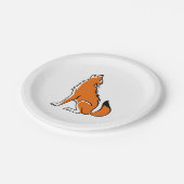 Feestbeest! Cool Red WOLF - Bedreigd dier- Papieren Bordje (Gekanteld)