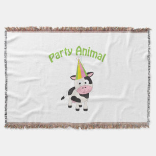 Feestbeest koe deken