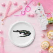 Feestbeest! KROKODIL - Wildlife - Natuur - Feest Papieren Bordje (Feest)