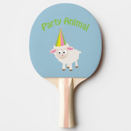 Feestbeest! Lam Tafeltennisbatje (Voorkant)
