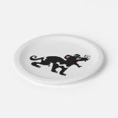 Feestbeest! -Tasmaanse DEVIl - Bedreigd dier Papieren Bordje (Gekanteld)