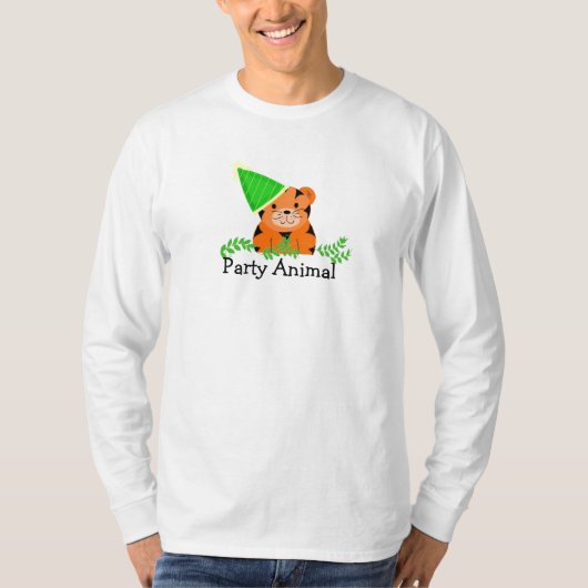 Feestbeest - Tijger T-shirt (Voorkant)