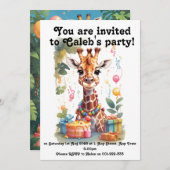 Feestbeest Uitnodiging (Voorkant / Achterkant)