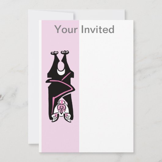 Feestbeest -  Vleermuis Crazy -Halloween -Wilde di Kaart (Voorkant)