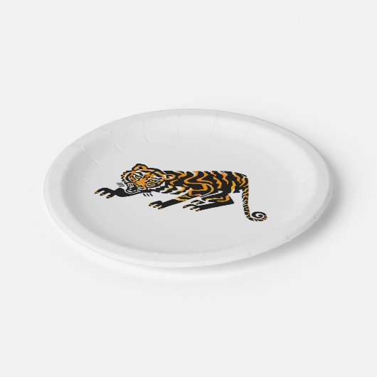 Feestbeest! Wild TIGER- Dierenvriend papier Bord (Gekanteld)