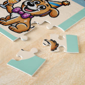 Feestbeesten "Gelukkig Nieuwjaar" Legpuzzel (Zijkant)