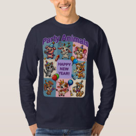 Feestbeesten "Gelukkig Nieuwjaar" T-shirt