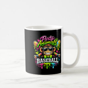 Feestbeesten honkbal ijs druppel grappige aap koffiemok