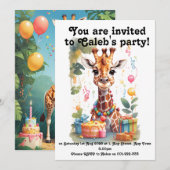 Feestbeesten Uitnodiging (Voorkant / Achterkant)