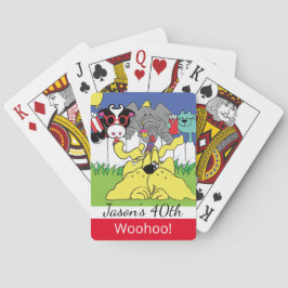 Feestbeesten Verjaardag Speelkaarten