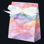 Feestbehandelingsdoos Bedankdoosjes<br><div class="desc">Het feestgunstdoosje is te zien met een prachtige pastelkleuren inkt abstracte kunstprint. 
Pas dit item aan of koop het zoals het is.
Tip: Voeg gewoon je geweldige traktaties toe en voeg wat feestelijke lint toe.



Gelicentieerd beeld</div>