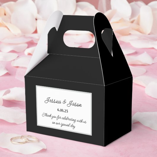 Feestbehandelingsdoos Bedankdoosjes (Huwelijk)