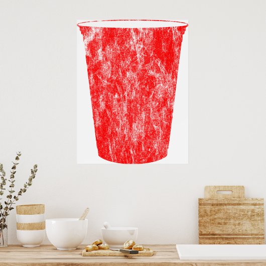 feestbekertje poster (Keuken)