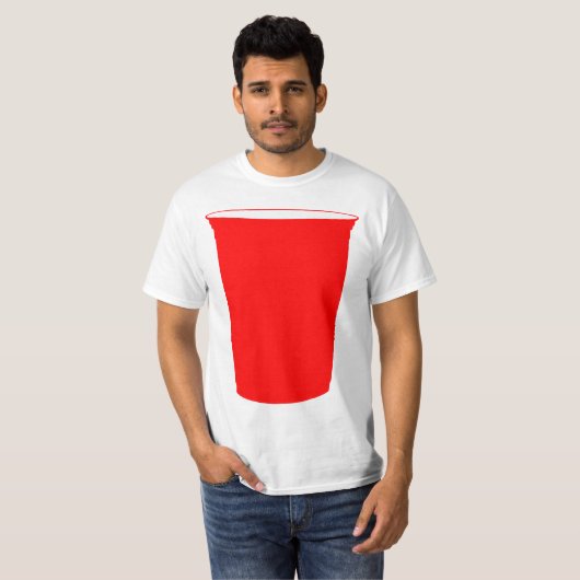 feestbekertje t-shirt (Voorkant volledig)
