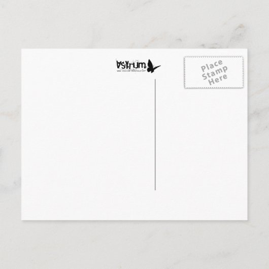 feestbekertje uitnodiging briefkaart (Achterkant)