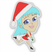 feestbiefstuk sticker (Voorkant)