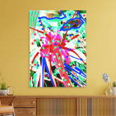 feestbloem canvas afdruk (Insitu (Woonkamer))