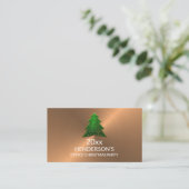 Feestboom - Roos Gold - Christmas Party Ticket Informatiekaartje (Staand voorkant)