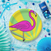 Feestborden Flamingo Papieren Bordje (Feest)