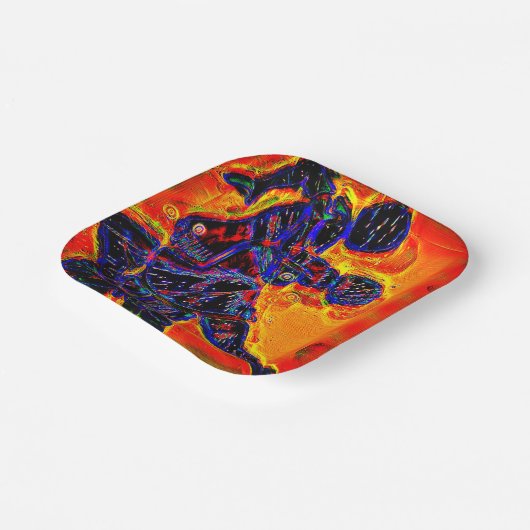 Feestborden Papieren Bordje (Gebogen)