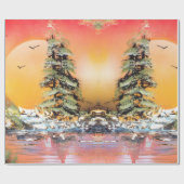 feestbos cadeaupapier (Vlak)