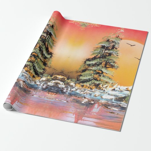 feestbos cadeaupapier (Uitgerold)