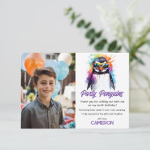 Feestbril voor pinguïns voor kinderverjaardag