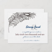 Feestbruiloft III Kaart (Voorkant / Achterkant)