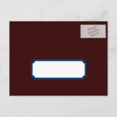 Feestbruiloft III Uitnodiging Briefkaart (Achterkant)