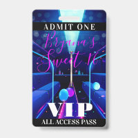 Feestbus Blacklight Dans Sweet 16 VIP-pas