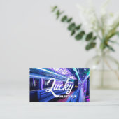 Feestbus, Party Limo, Autoservice Visitekaartje (Staand voorkant)