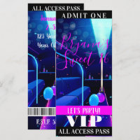 Feestbus Sweet 16 All Access Pas VIP Ticket