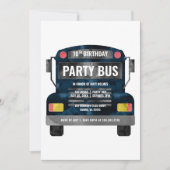 Feestbus Verjaardag Kaart (Voorkant)