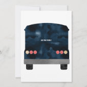 Feestbus Verjaardag Kaart (Achterkant)