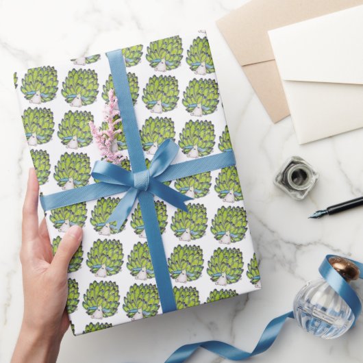 Feestcadeauwikkelrol - blad schaap zee slak cadeaupapier (Geschenken)