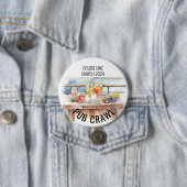 Feestcafé-rondvaart Cruise Lijn Cocktails Ronde Button 7,6 Cm (In situ)