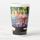 feestcake latte mok (Voorkant)