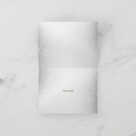 Feestcake Lavendel Bloemige Waterverf Elegant Bedankkaart (Binnen)