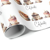 Feestcake Trio Cadeaupapier (Rol Hoek)